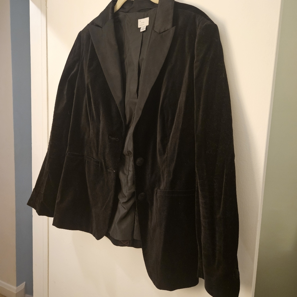 A New Day Black Blazer Size 10